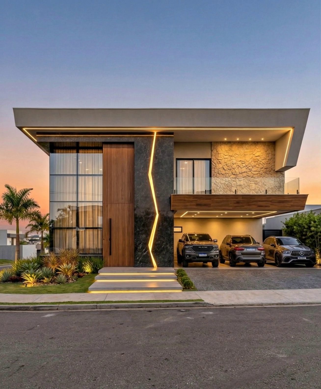 Casa de esquina com 4 suítes, piscina com borda infinita e garagem para 6 carros no Gran Royalle — foto 5
