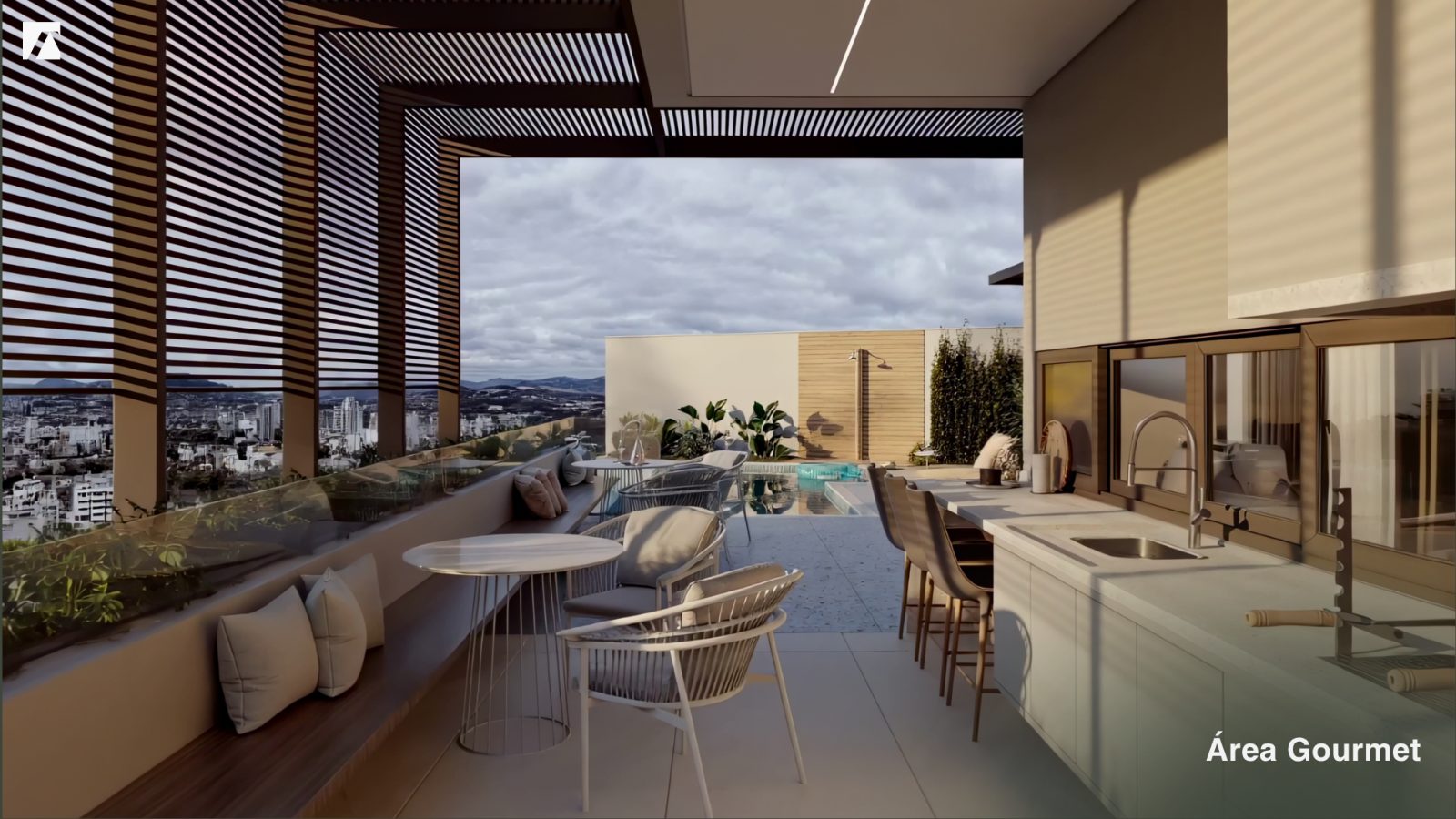 Casa Altus: 4 suítes, piscina com borda infinita e vista definitiva no Condomínio Serra Verde — foto 6