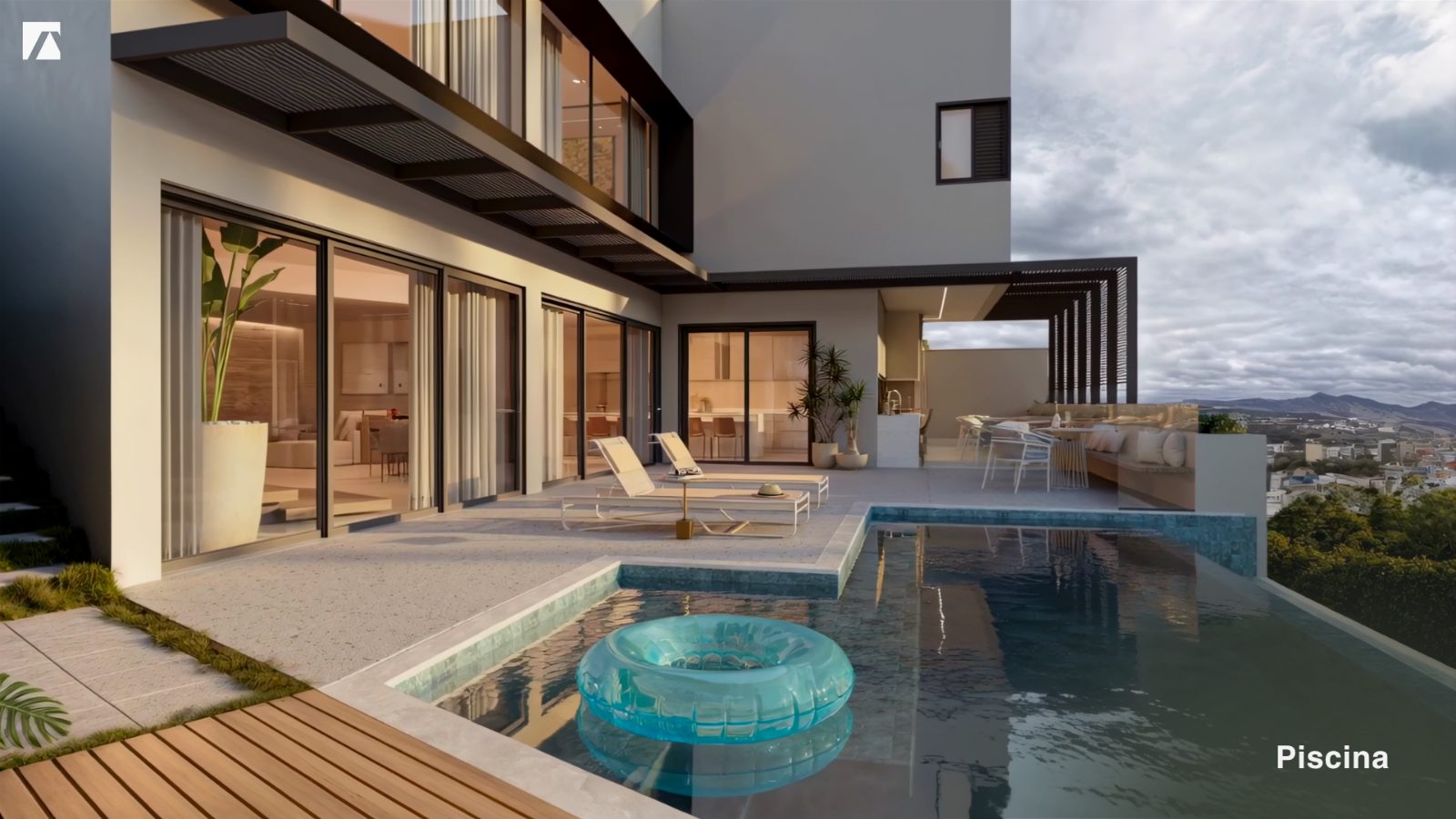 Casa Altus: 4 suítes, piscina com borda infinita e vista definitiva no Condomínio Serra Verde — foto 7